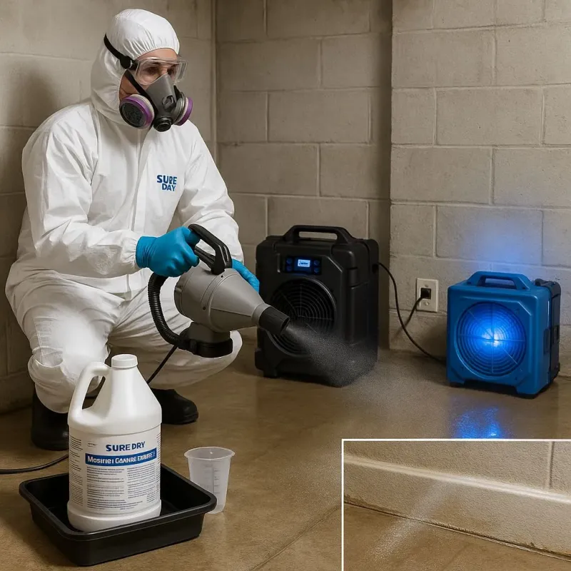Sanitization and Odor Removal process in Fayetteville, NC