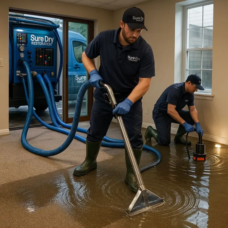 Water Extraction and Removal process in Fayetteville, NC